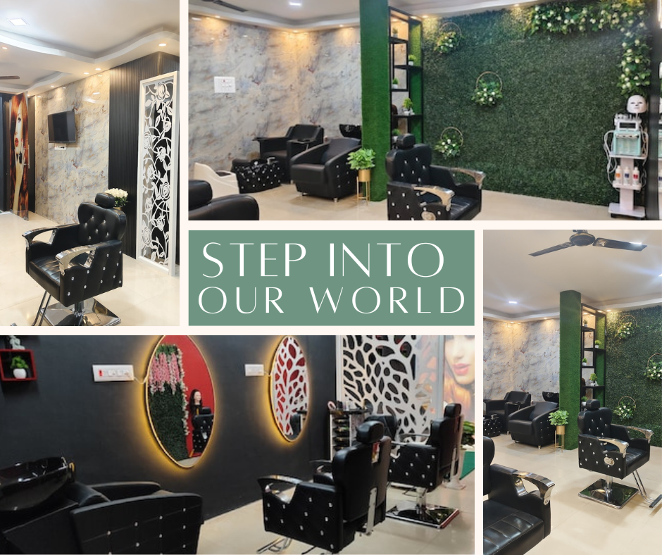 Modern interior of ladies beauty parlour in Singampunari